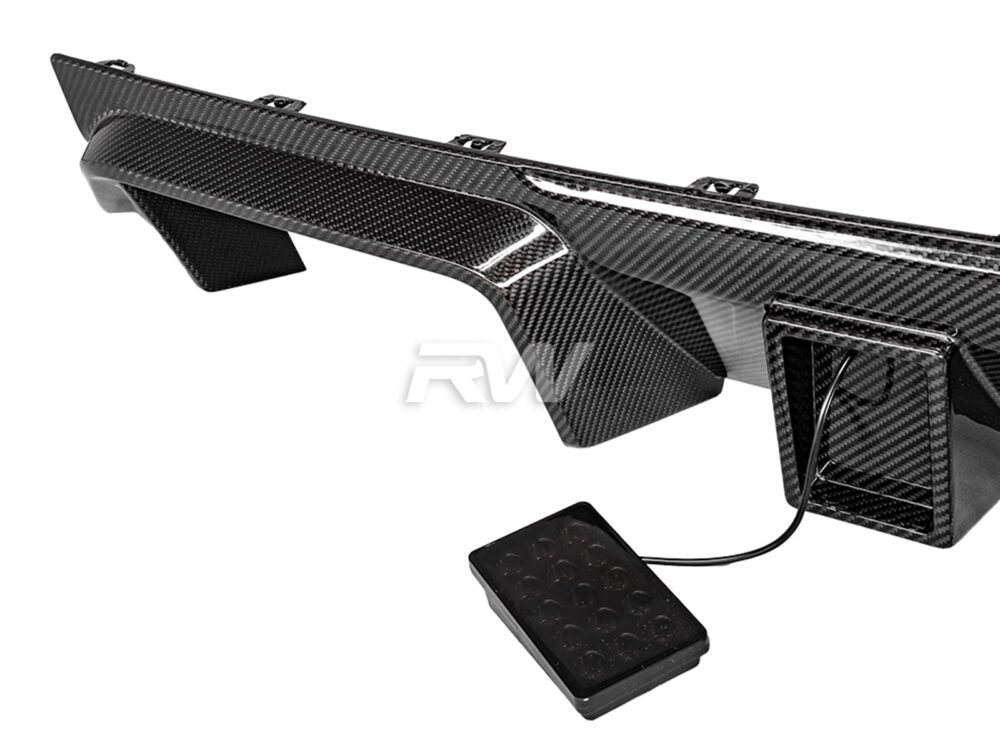 RW Carbon BMW G87 M2 GT Style CF Rear Diffuser - Image 4