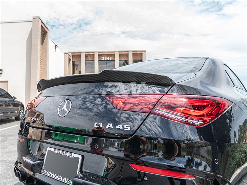 RW Carbon Mercedes C118 DTM Carbon Fiber Trunk Spoiler