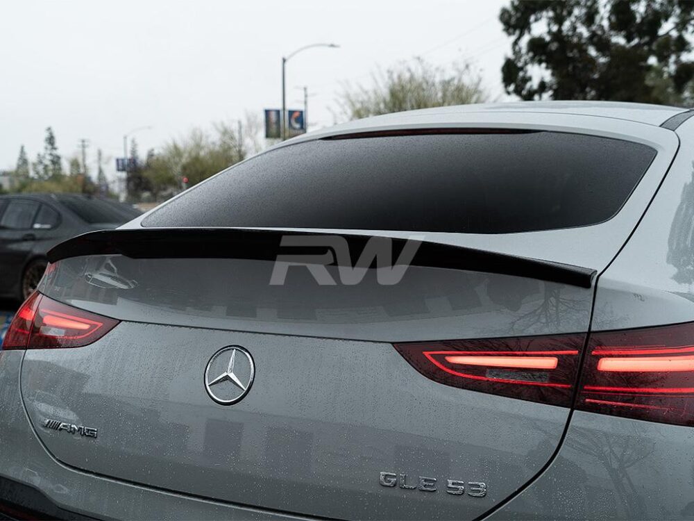 RW Carbon Mercedes W167 GLE Coupe Carbon Fiber Trunk Spoiler - Image 10