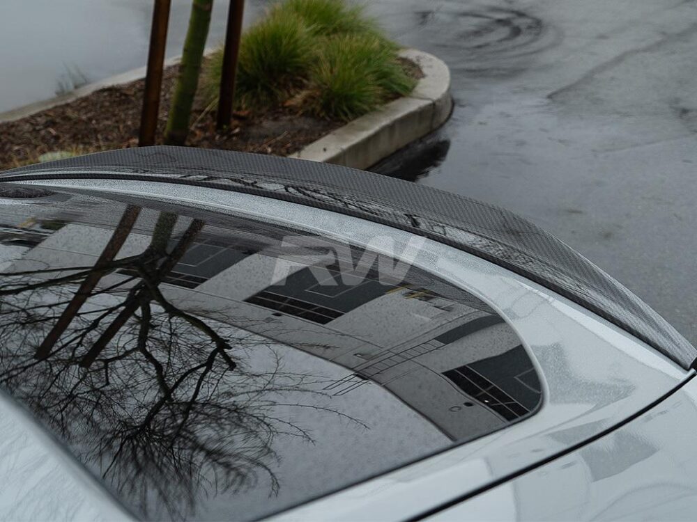 RW Carbon Mercedes W167 GLE Coupe Carbon Fiber Trunk Spoiler - Image 11