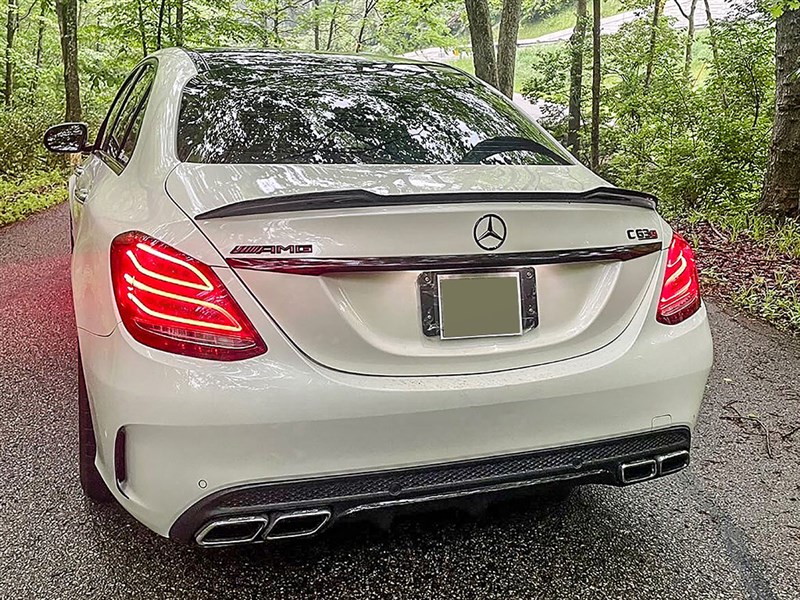 Alternative view of RW Carbon Mercedes W205 XR Carbon Fiber Trunk Spoiler