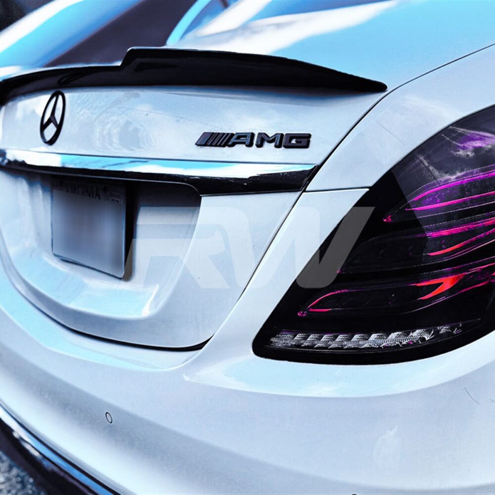RW Carbon Mercedes W222 DTM Carbon Fiber Trunk Spoiler