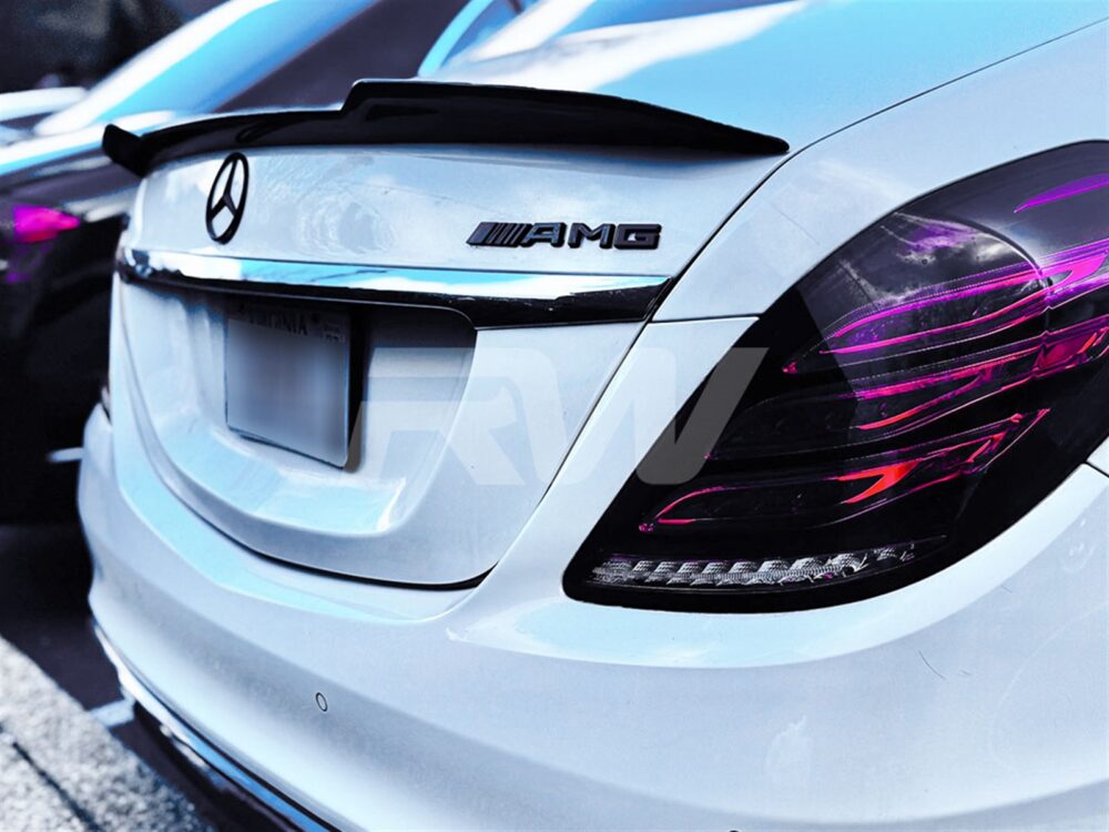 RW Carbon Mercedes W222 DTM Carbon Fiber Trunk Spoiler