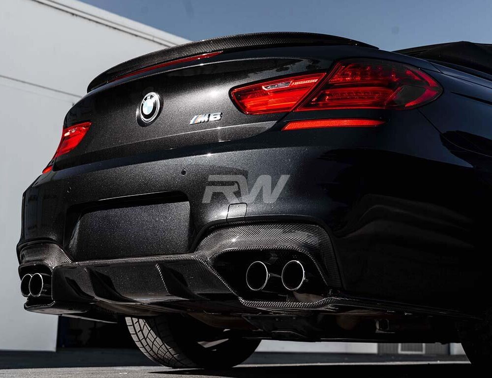 Alternative view of RW Carbon BMW F06 F12 F13 M6 3D Style Carbon Fiber Diffuser