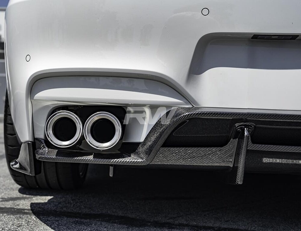 Alternative view of RW Carbon BMW F06 F12 F13 M6 GTX Carbon Fiber Diffuser