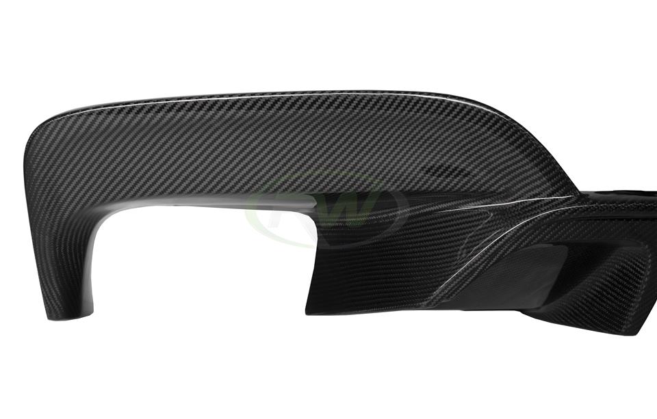 Alternative view of RW Carbon BMW F06 F12 F13 640i 650i M6 Carbon Fiber Diffuser
