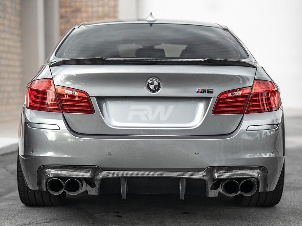 RW Carbon BMW F10 M5 DTM Carbon Fiber Rear Diffuser - Image 2