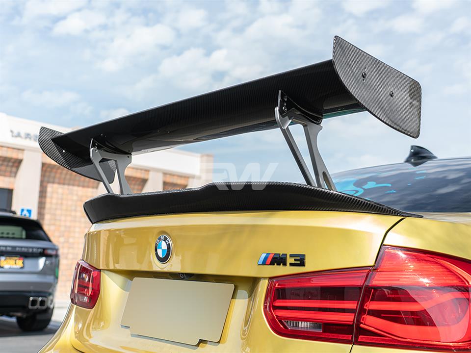 RW Carbon BMW M2 M3 M4 GTS Style Carbon Fiber Wing