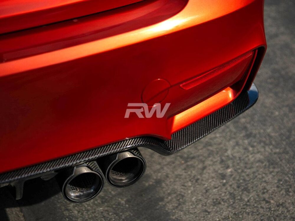 RW Carbon BMW F8X M3 M4 3D Style Carbon Fiber Diffuser - Image 7