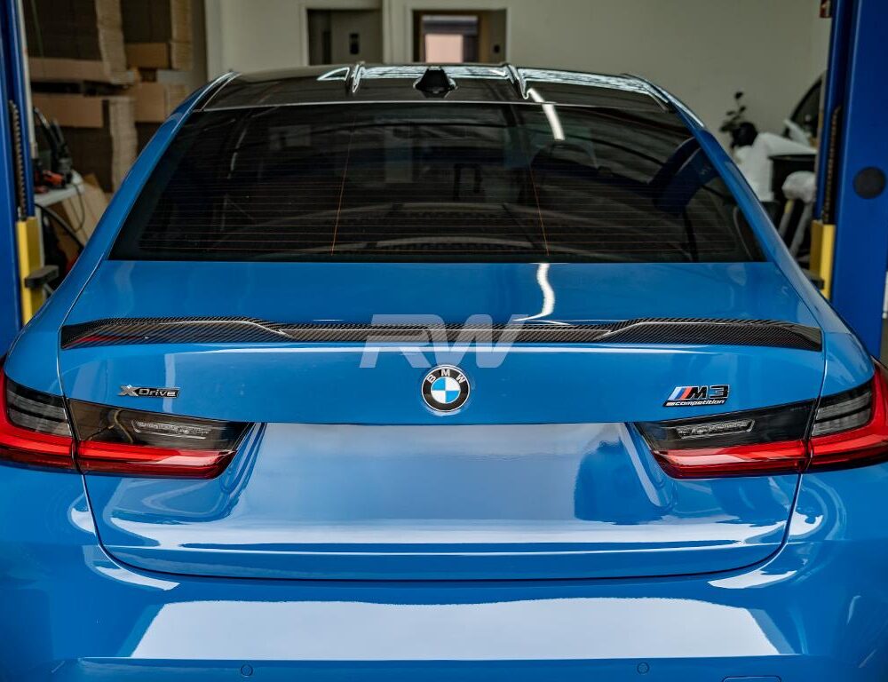 Alternative view of BMW G20/G80 DTM Carbon Fiber Trunk Spoiler