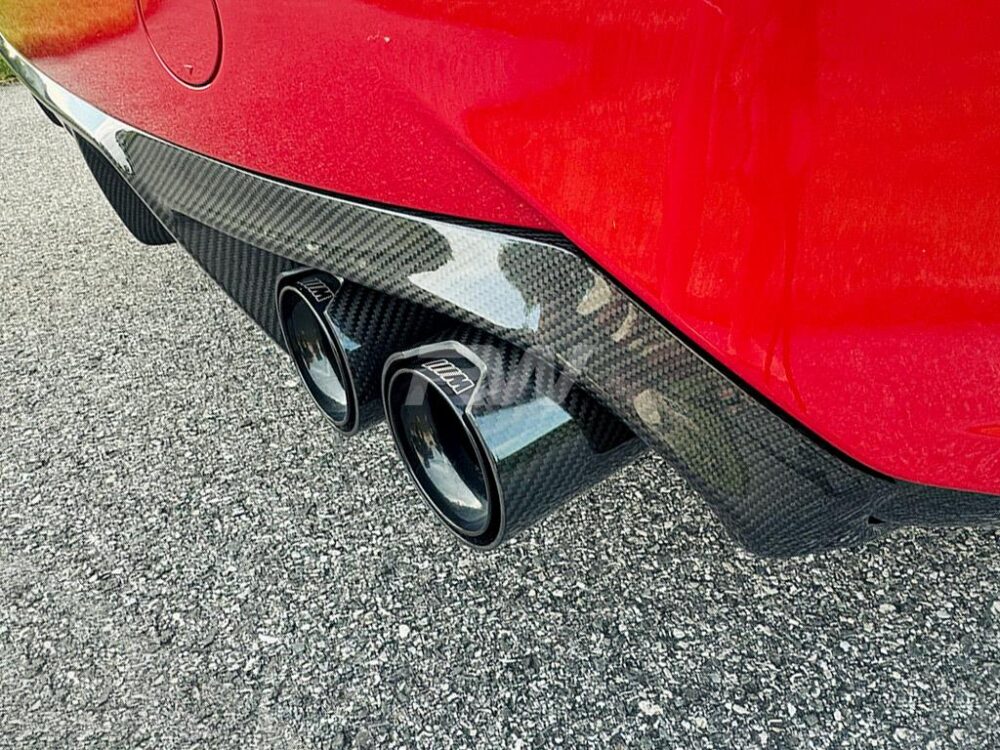 RW Carbon BMW G29 Z4 3D+ Style Carbon Fiber Diffuser - Image 4