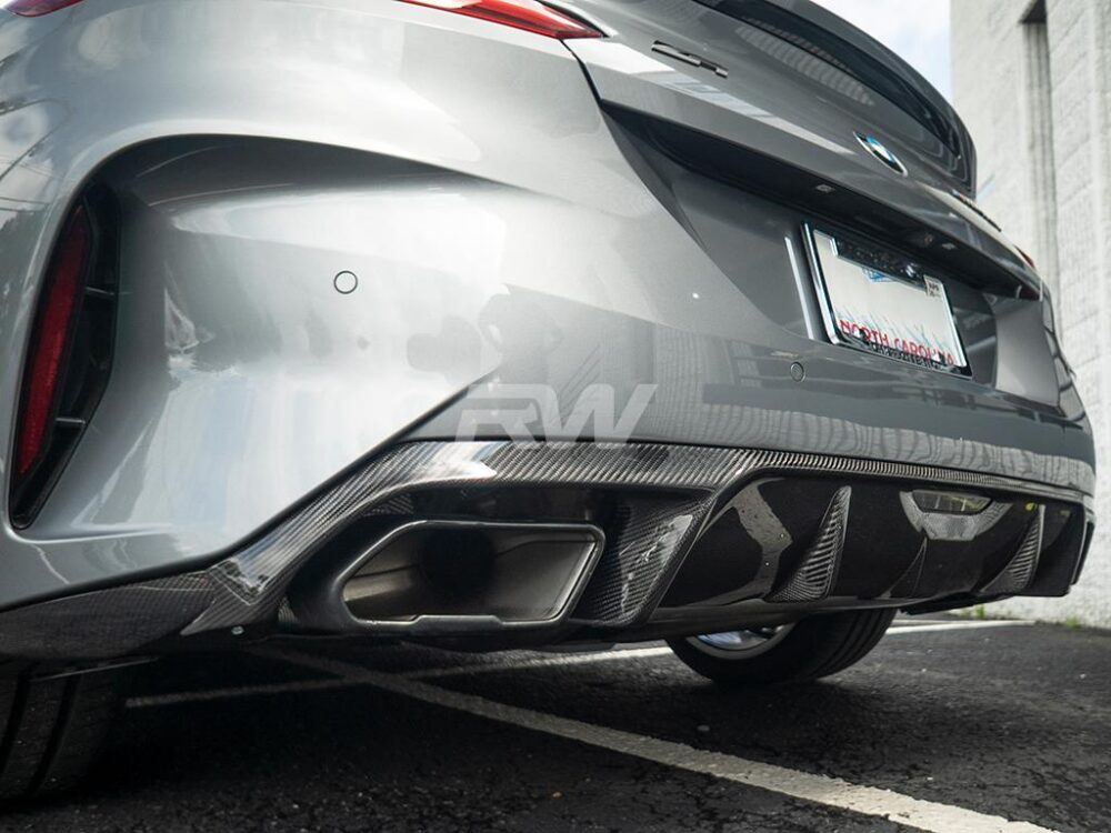 RW Carbon BMW G29 Z4 3D+ Style Carbon Fiber Diffuser - Image 8