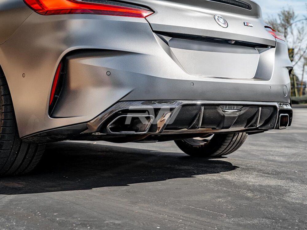 RW Carbon BMW G29 Z4 Carbon Fiber Rear Diffuser - Image 9