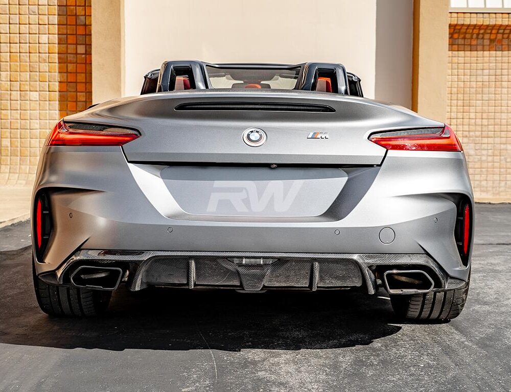 Alternative view of RW Carbon BMW G29 Z4 Carbon Fiber Rear Diffuser