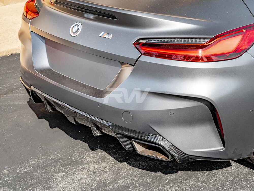 RW Carbon BMW G29 Z4 Carbon Fiber Rear Diffuser - Image 7