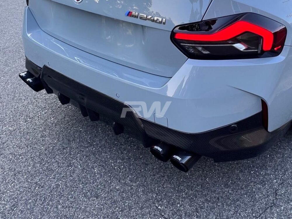 RW Carbon BMW G42 2-Series DTM Carbon Fiber Diffuser - Image 5