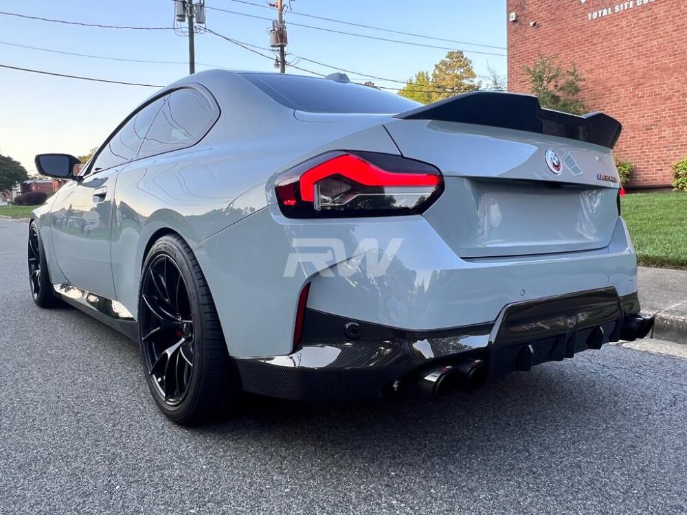 RW Carbon BMW G42 2-Series DTM Carbon Fiber Diffuser - Image 7