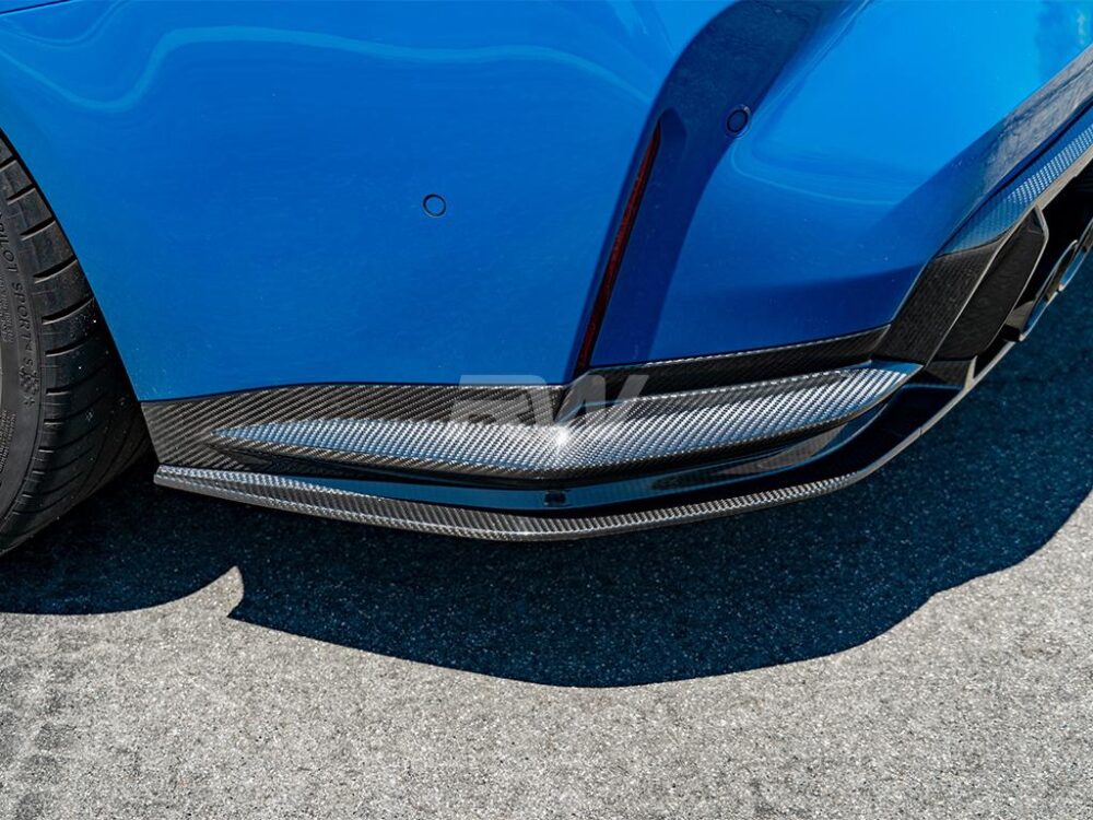 RW Carbon BMW G82/G83 M4 OEM Style Carbon Fiber Diffuser Sides - Image 2