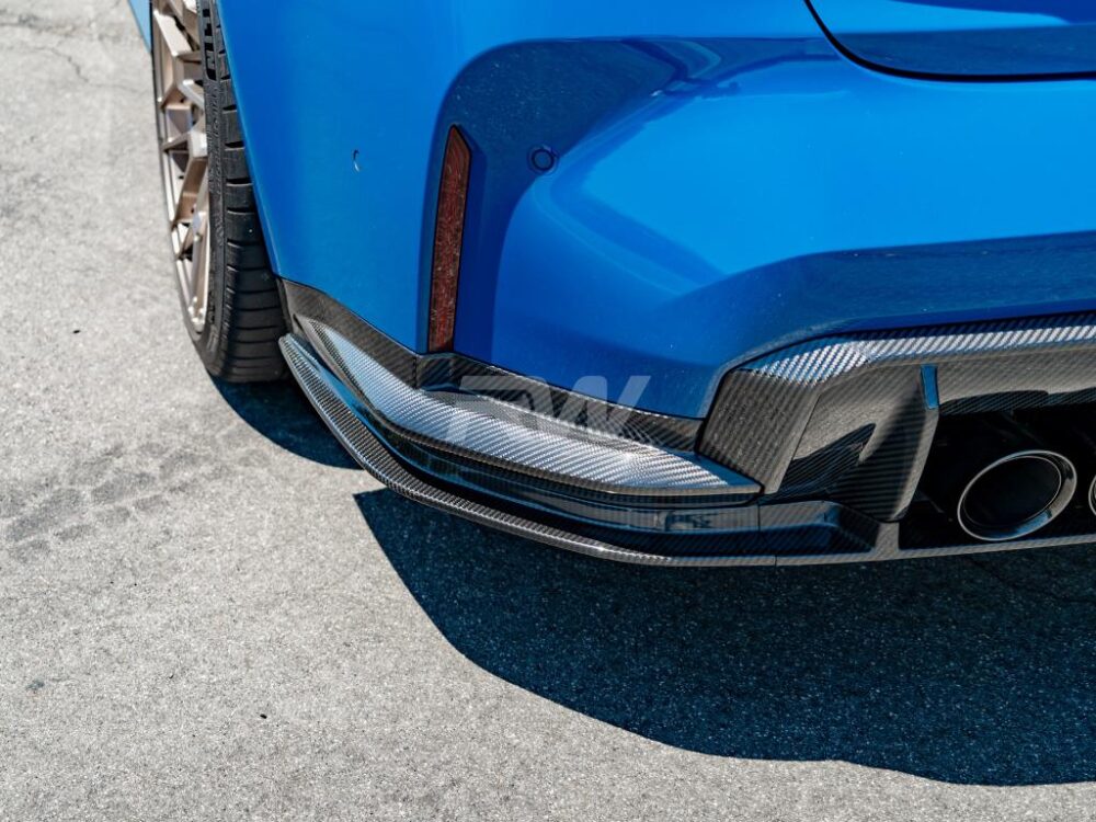 RW Carbon BMW G82/G83 M4 OEM Style Carbon Fiber Diffuser Sides - Image 3