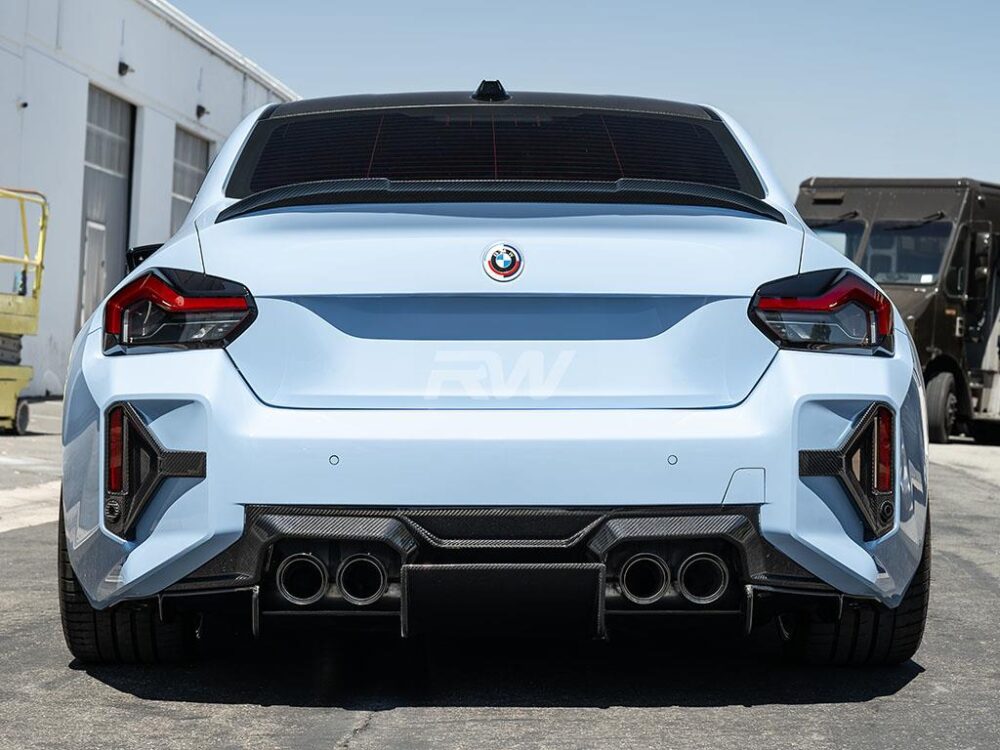 RW Carbon BMW G87 M2 Carbon Fiber GTX Diffuser+Undertray