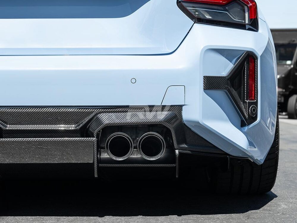 RW Carbon BMW G87 M2 Carbon Fiber GTX Diffuser+Undertray - Image 3