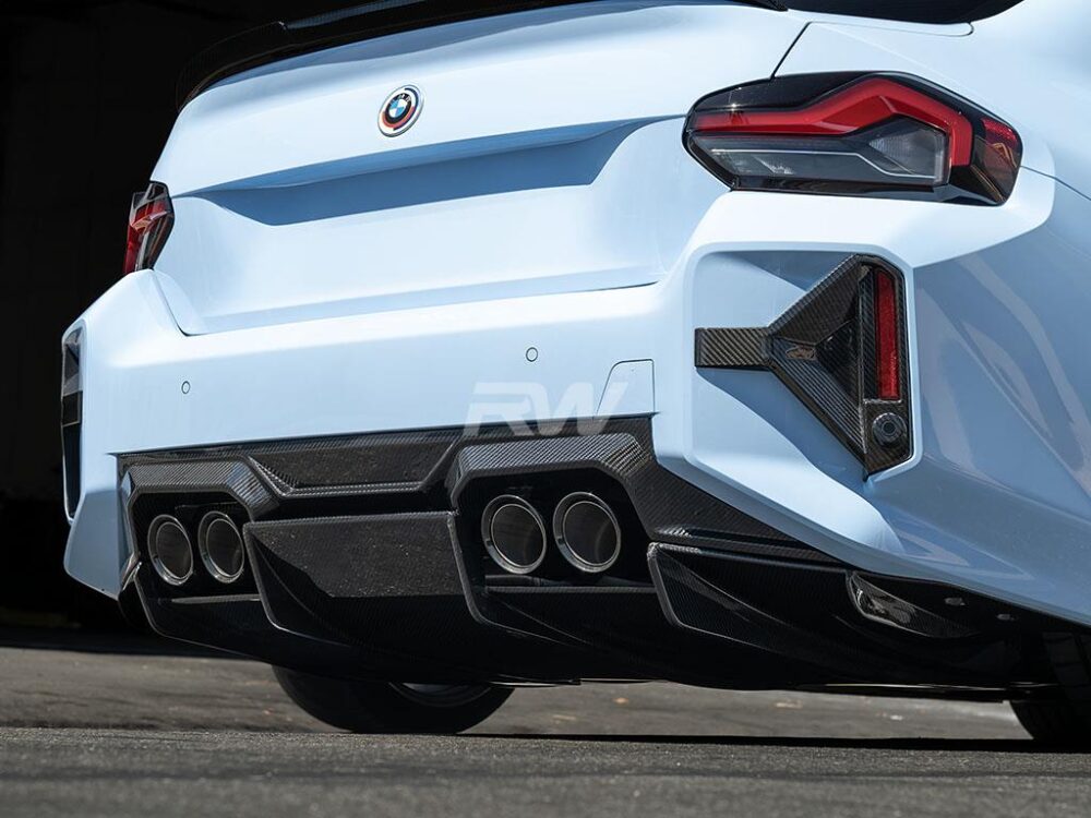 RW Carbon BMW G87 M2 Carbon Fiber GTX Diffuser+Undertray - Image 4