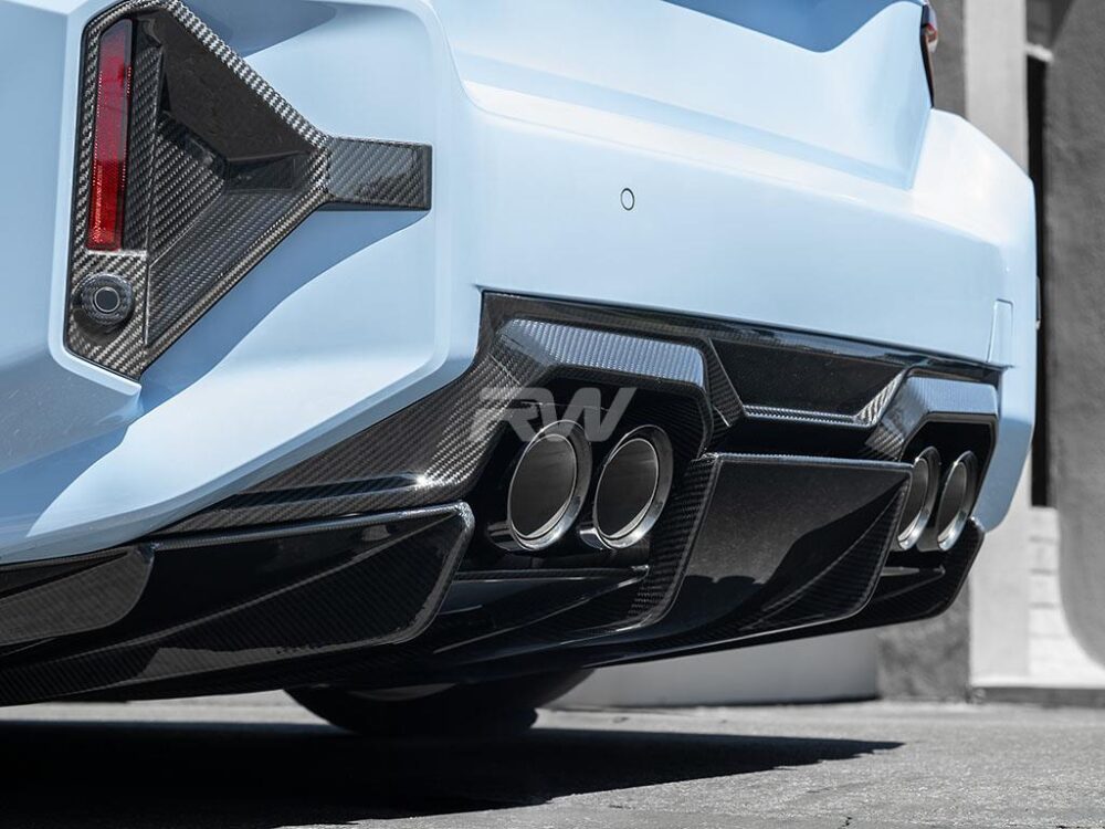 RW Carbon BMW G87 M2 Carbon Fiber GTX Diffuser+Undertray - Image 6