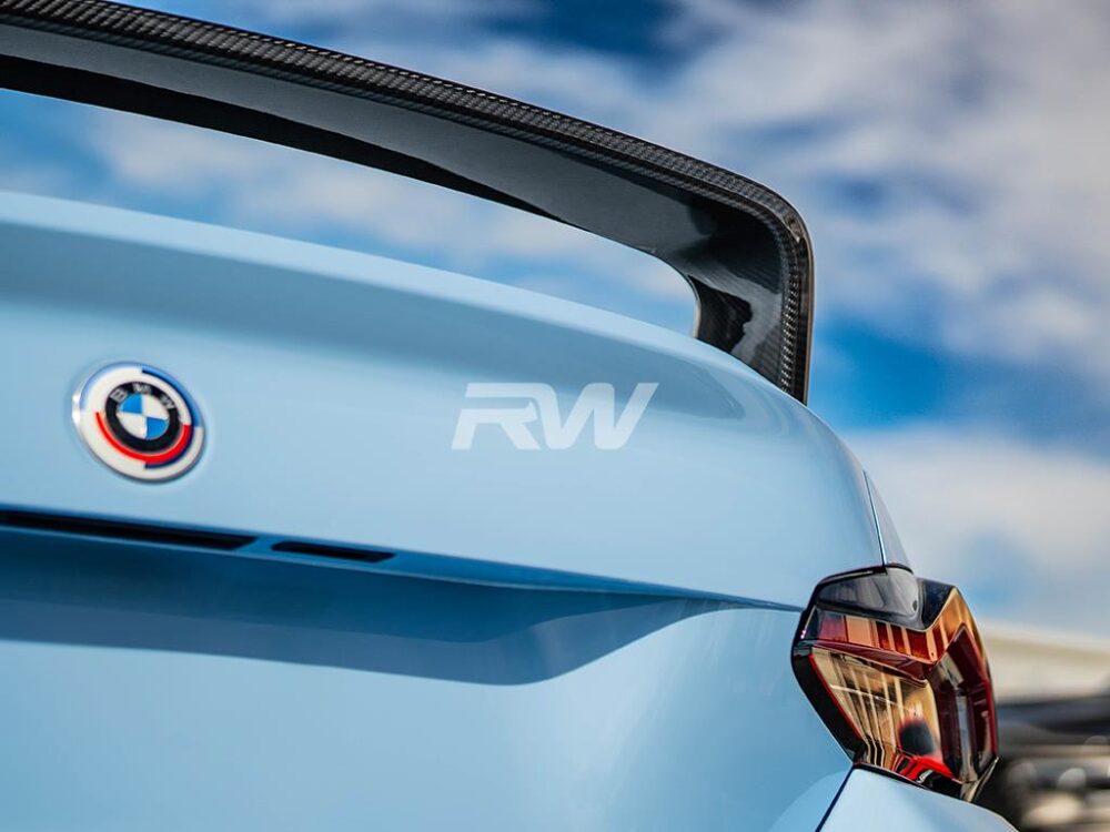 RW Carbon BMW G87 M2 Carbon Fiber Performance Style Wing - Image 3