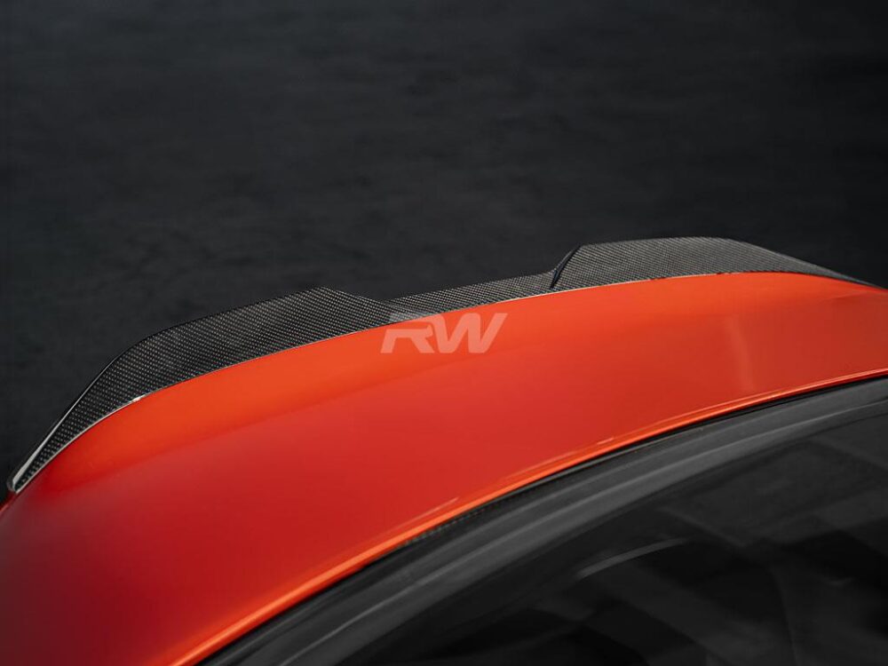 RW Carbon BMW G87 M2 G42 Performance Style CF Trunk Spoiler - Image 4