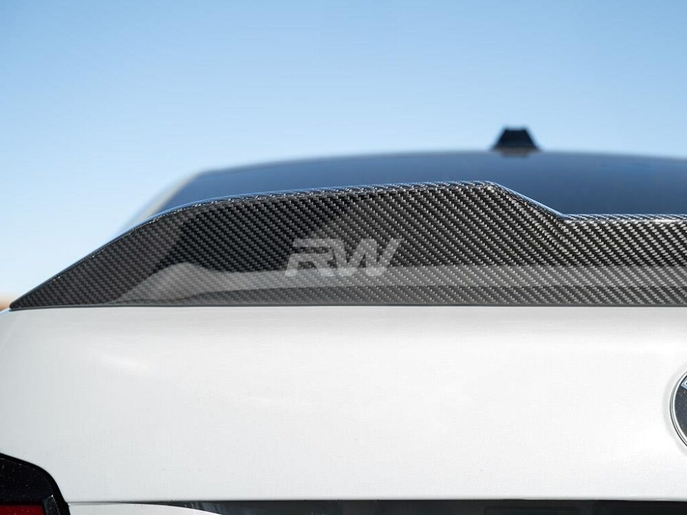RW Carbon BMW G87 M2 G42 Performance Style CF Trunk Spoiler - Image 9