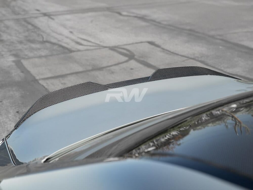 RW Carbon BMW G87 M2 G42 Performance Style CF Trunk Spoiler - Image 7