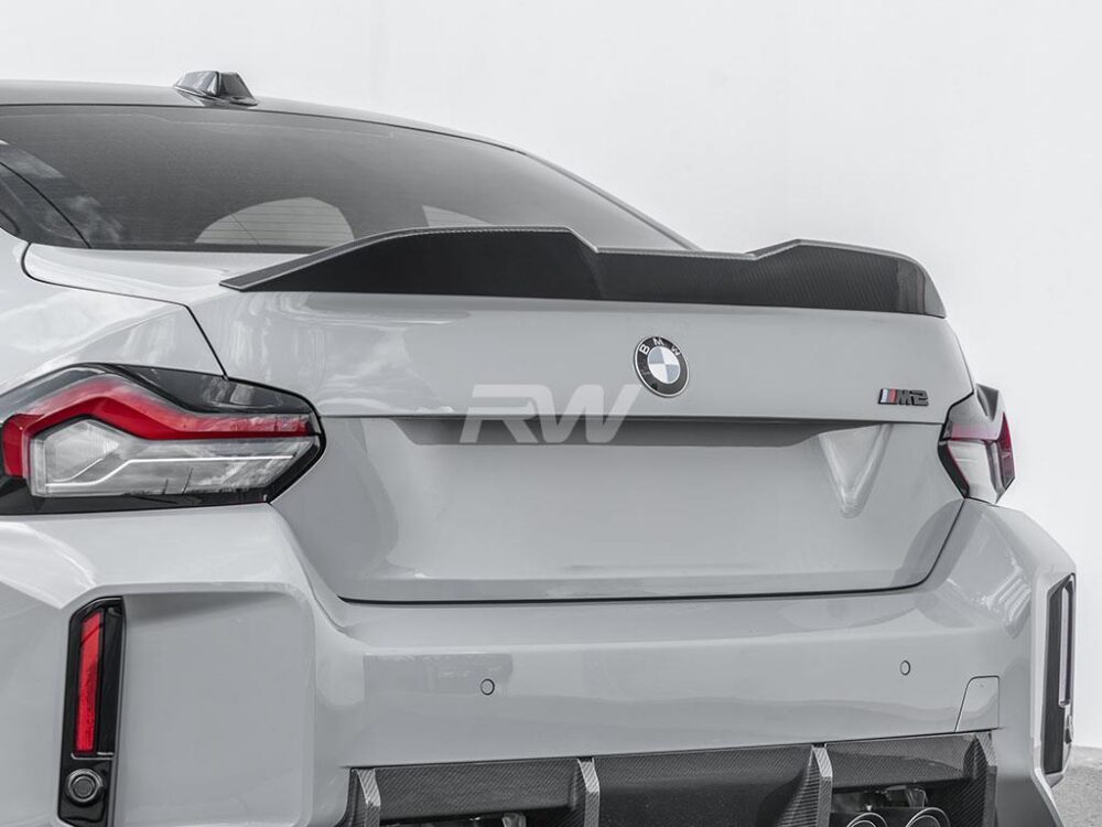 RW Carbon BMW G87 M2 G42 Performance Style CF Trunk Spoiler