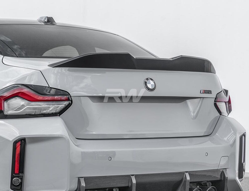 RW Carbon BMW G87 M2 G42 Performance Style CF Trunk Spoiler