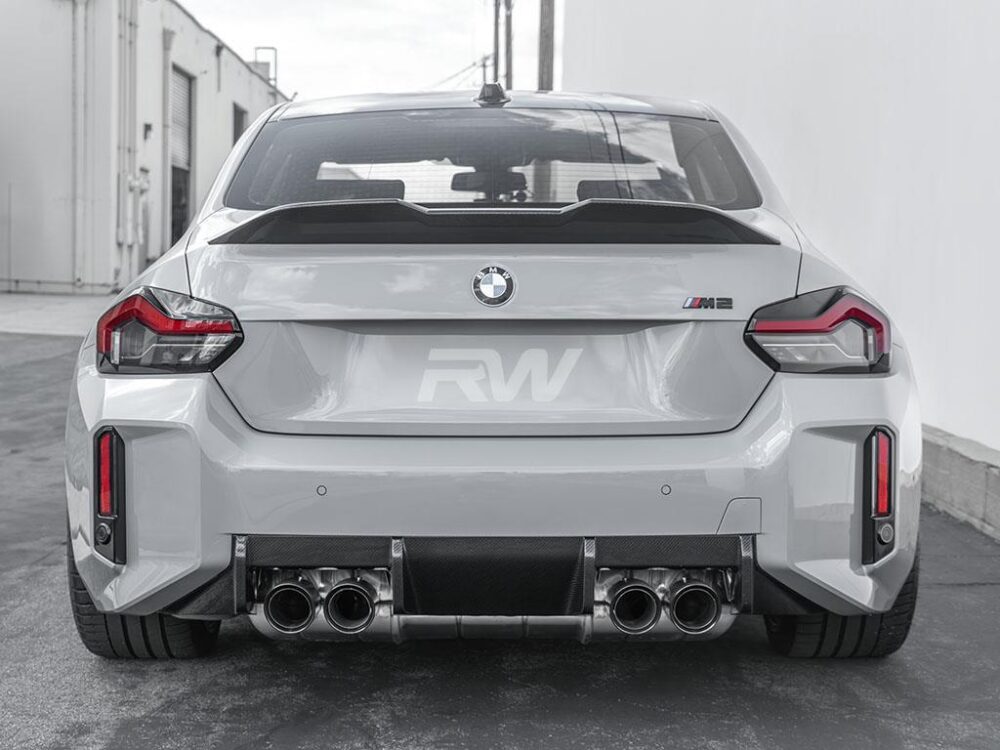RW Carbon BMW G87 M2 G42 Performance Style CF Trunk Spoiler - Image 13