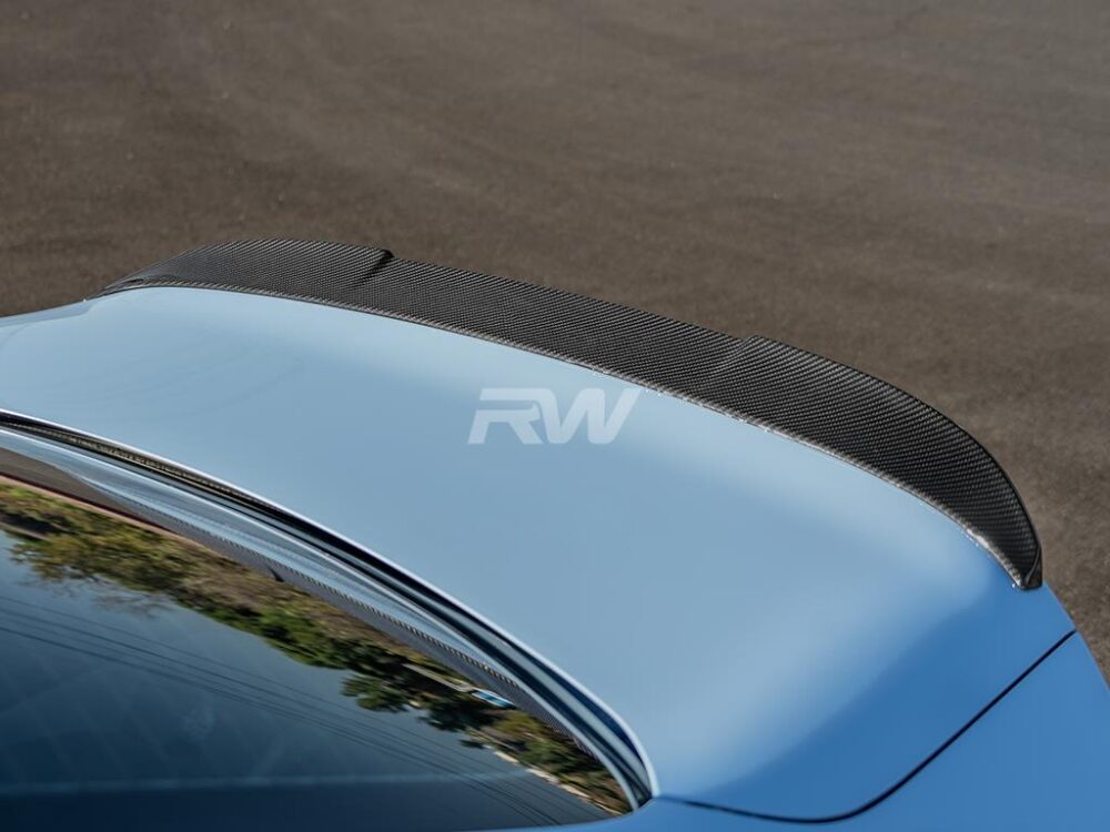 RW Carbon BMW G87 M2 G42 RWS Dry Carbon Fiber Trunk Spoiler - Image 7