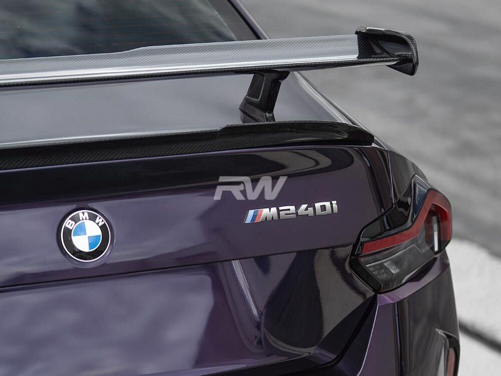RW Carbon BMW G87 M2 G42 RWS Dry Carbon Fiber Trunk Spoiler - Image 13