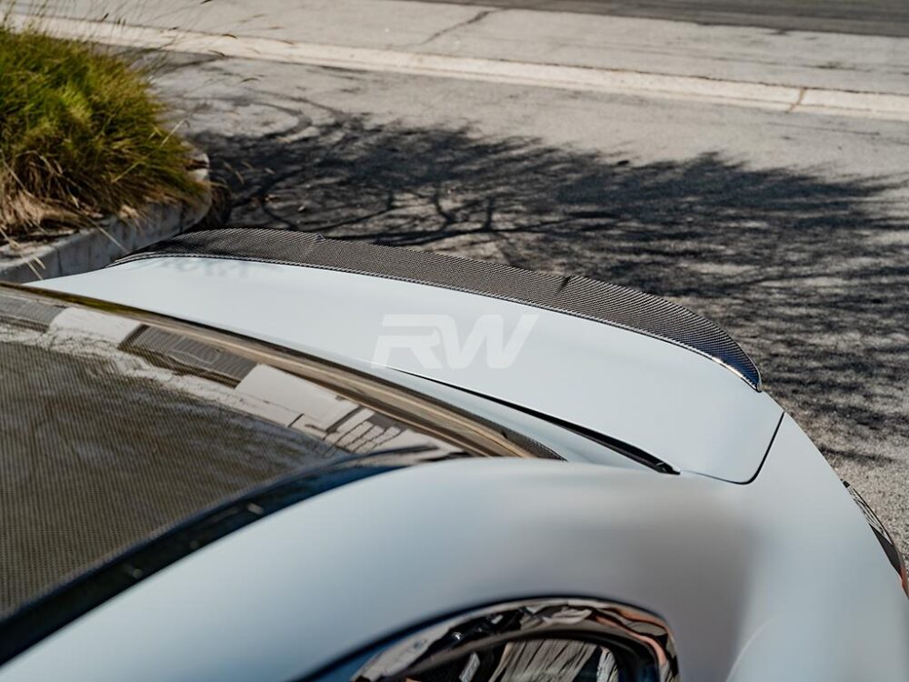 RW Carbon BMW G87 M2 G42 RWS Dry Carbon Fiber Trunk Spoiler - Image 9