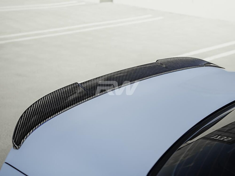 RW Carbon BMW G87 M2 G42 RWS Dry Carbon Fiber Trunk Spoiler - Image 2