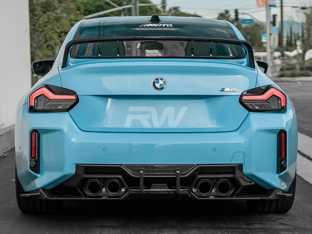 RW Carbon BMW G87 M2 DTM Carbon Fiber Rear Diffuser - Image 7
