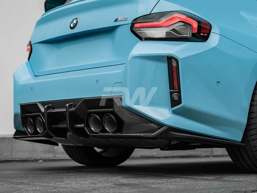 RW Carbon BMW G87 M2 DTM Carbon Fiber Rear Diffuser - Image 8
