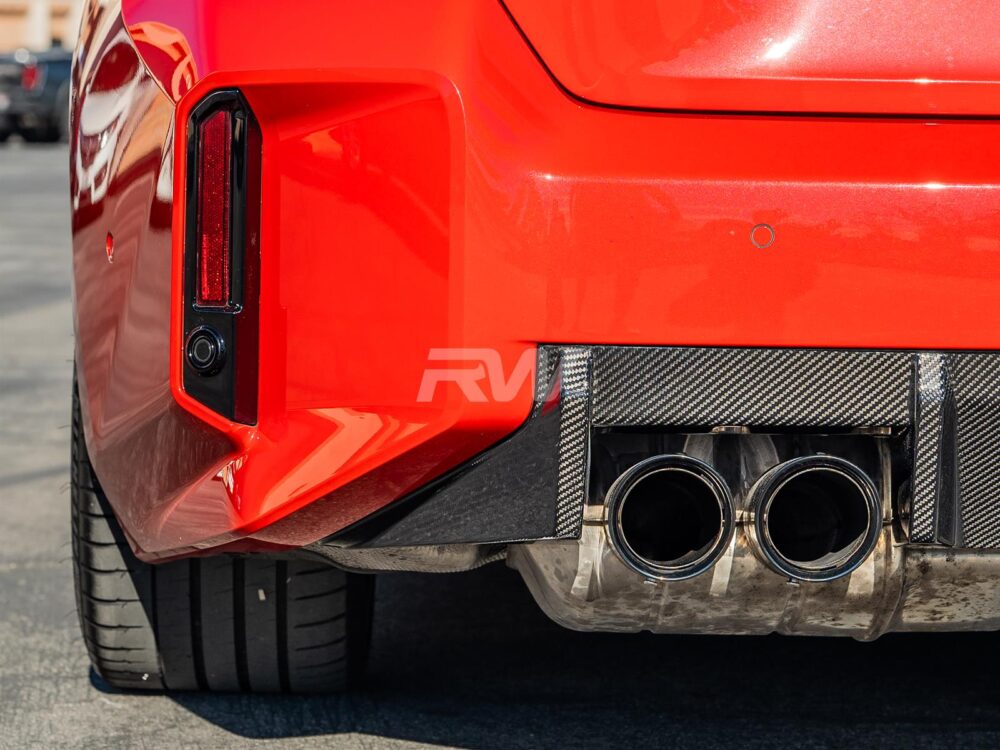 RW Carbon BMW G87 M2 Performance Style Carbon Fiber Diffuser - Image 2