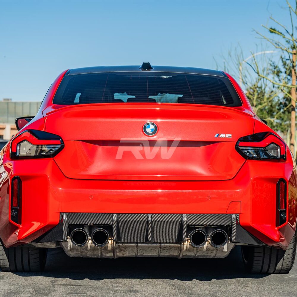 RW Carbon BMW G87 M2 Performance Style Carbon Fiber Diffuser
