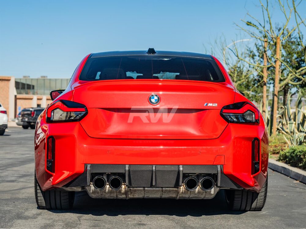 RW Carbon BMW G87 M2 Performance Style Carbon Fiber Diffuser