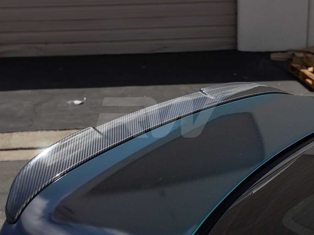 RW Carbon BMW G87 M2 G42 RWS Dry Carbon Fiber Trunk Spoiler - Image 6