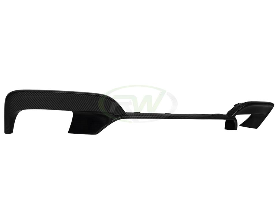Alternative view of RW Carbon BMW F06 F12 F13 640i 650i M6 Outer CF Diffuser