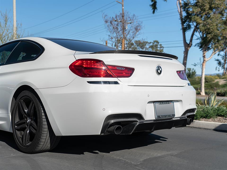 Alternative view of RW Carbon BMW F06 F12 F13 3D Style Carbon Fiber Diffuser