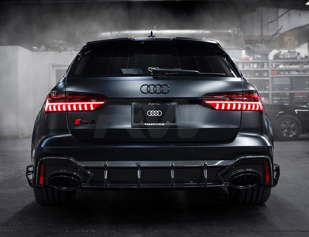 RW Carbon Audi RS6 RS7 C8 Carbon Fiber Diffuser