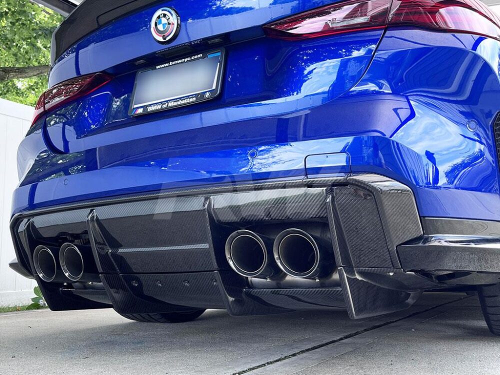 RW Carbon BMW G82 G83 M4 Carbon Fiber GTX Diffuser+Undertray - Image 3