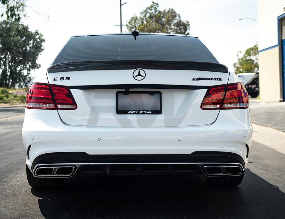 Alternative view of RW Carbon Mercedes W212 DTM Carbon Fiber Trunk Spoiler