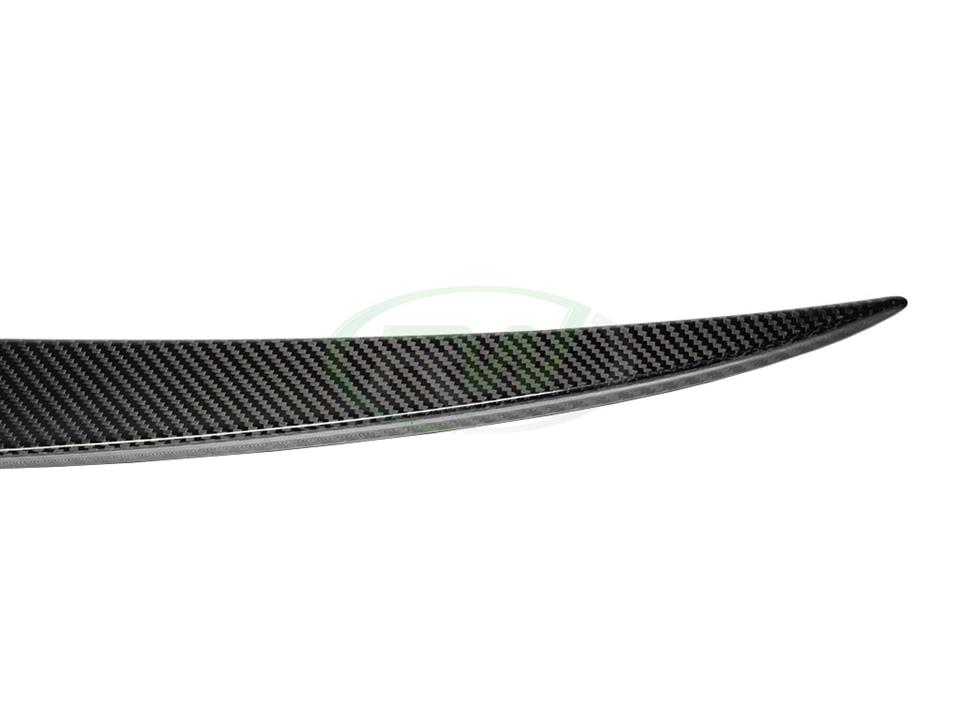 Alternative view of RW Carbon Mercedes W213 OEM Style Carbon Fiber Trunk Spoiler